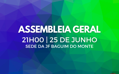 CONVOCATÓRIA | ASSEMBLEIA GERAL ORDINÁRIA